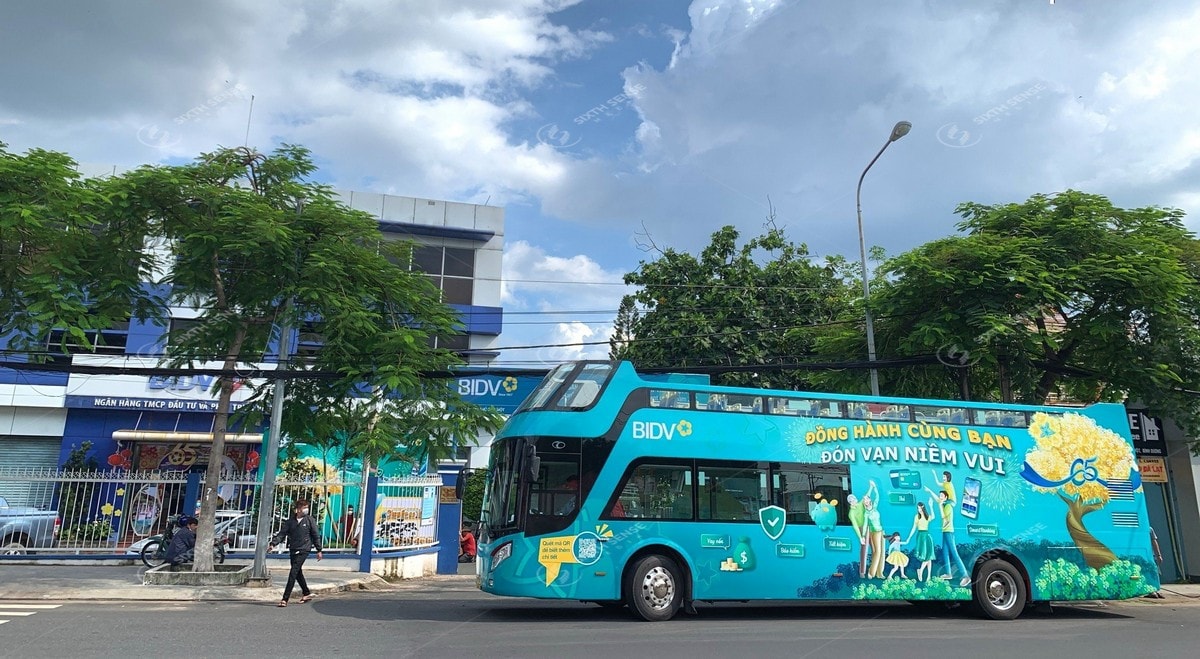 BIDV tổ chức roadshow xe bus 2 tầng kết hợp activation toàn quốc