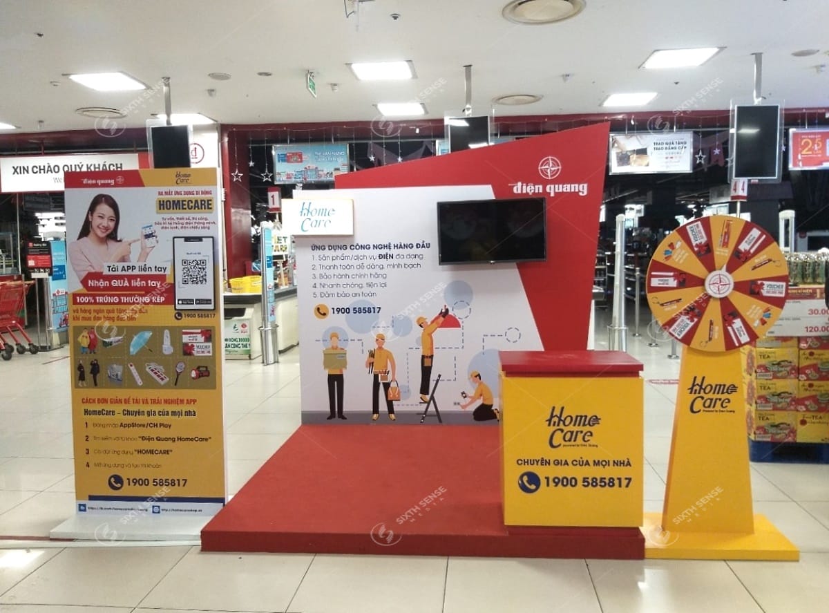 Điện Quang tổ chức activation tại siêu thị và TTTM