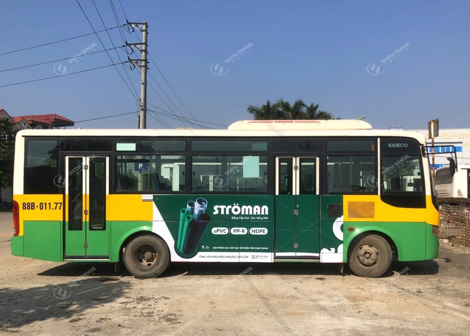 Dự án quảng cáo xe bus quy mô lớn của Stroman