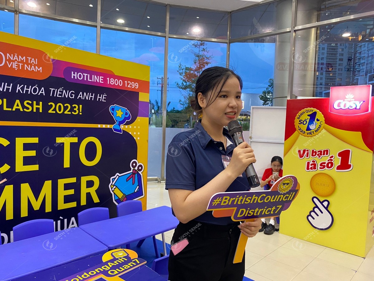 Dự án activation giới thiệu khóa học mùa hè của British Council