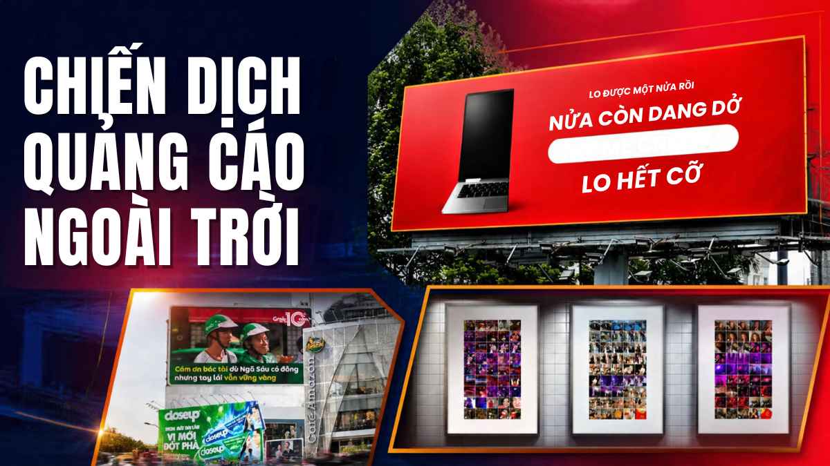 Chiến dịch OOH nổi bật nhờ kết hợp sáng tạo, công nghệ và bối cảnh để tạo dấu ấn với công chúng.