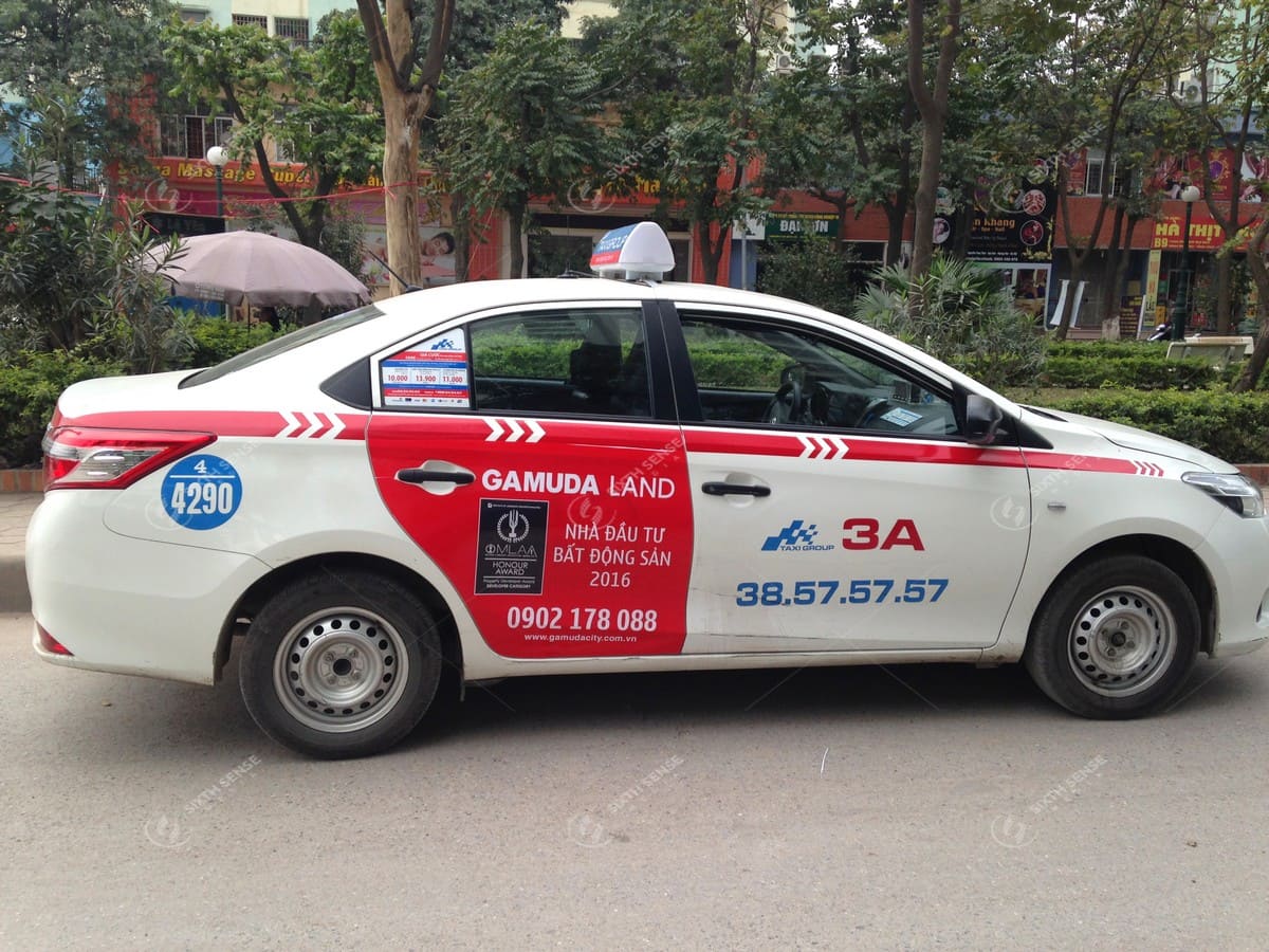 Bảng báo giá quảng cáo trên xe Taxi 63 tỉnh thành
