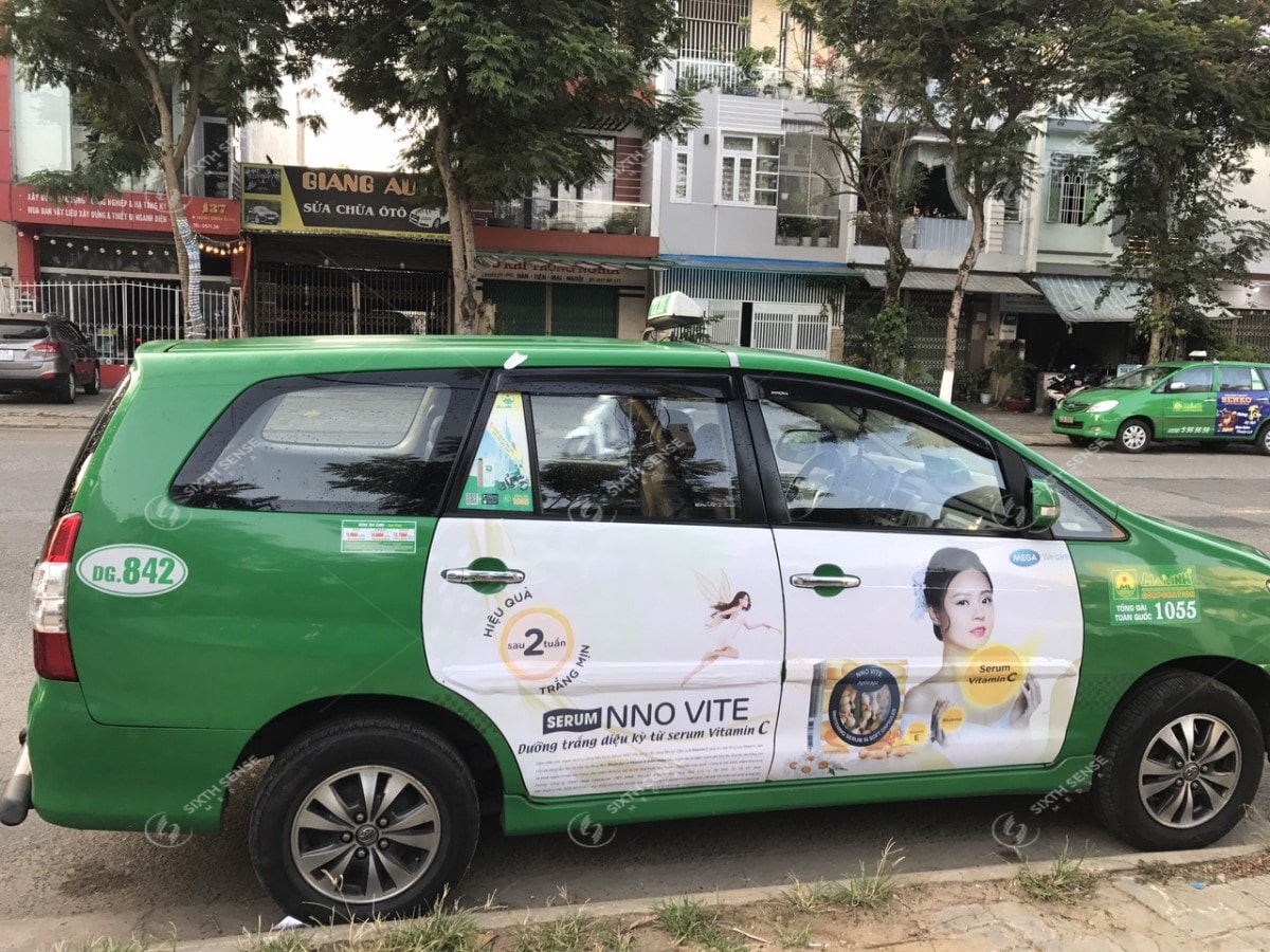 Quảng cáo trên taxi Đà Nẵng