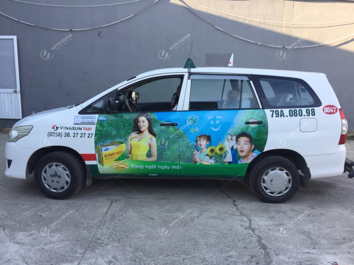 quảng cáo taxi khánh hòa