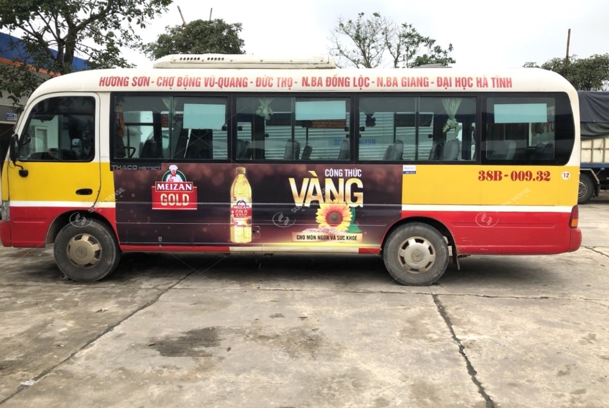 Quảng cáo trên xe buýt tại Hà Tĩnh