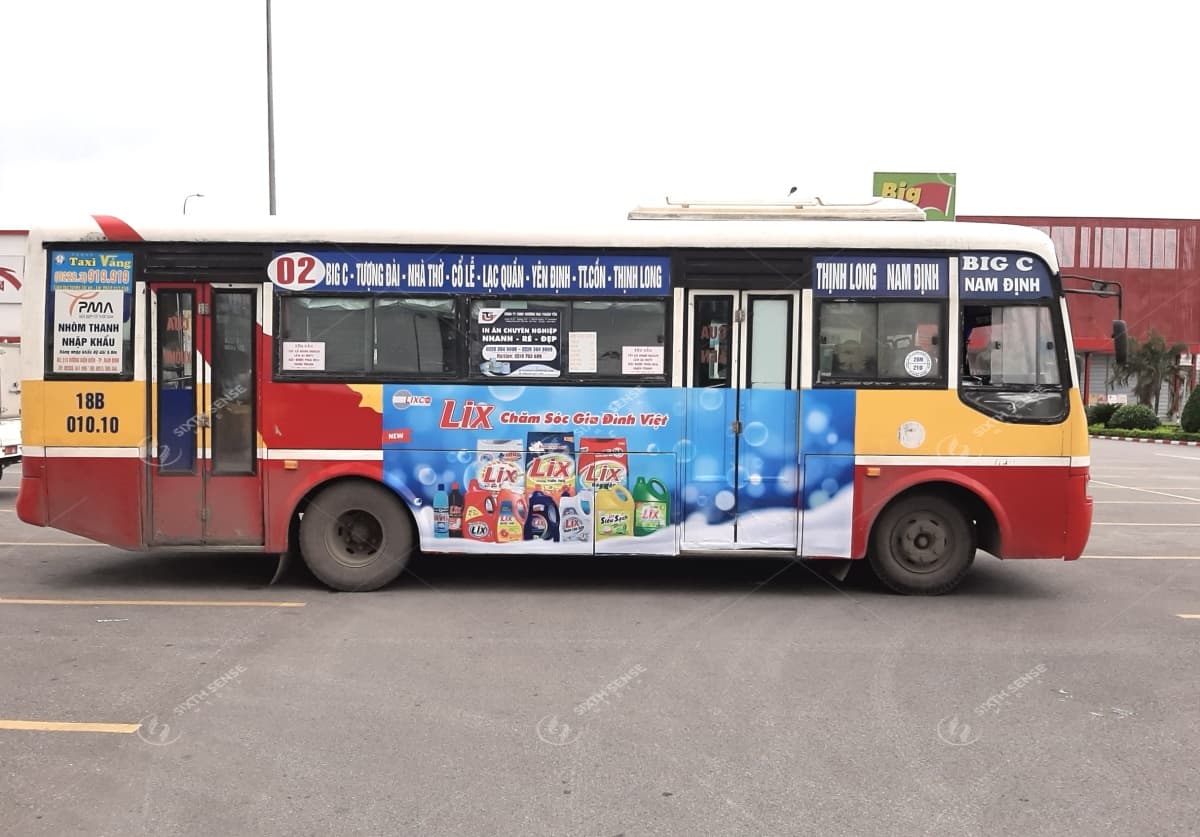 Quảng cáo trên xe buýt tại Nam Định cho thành công doanh nghiệp
