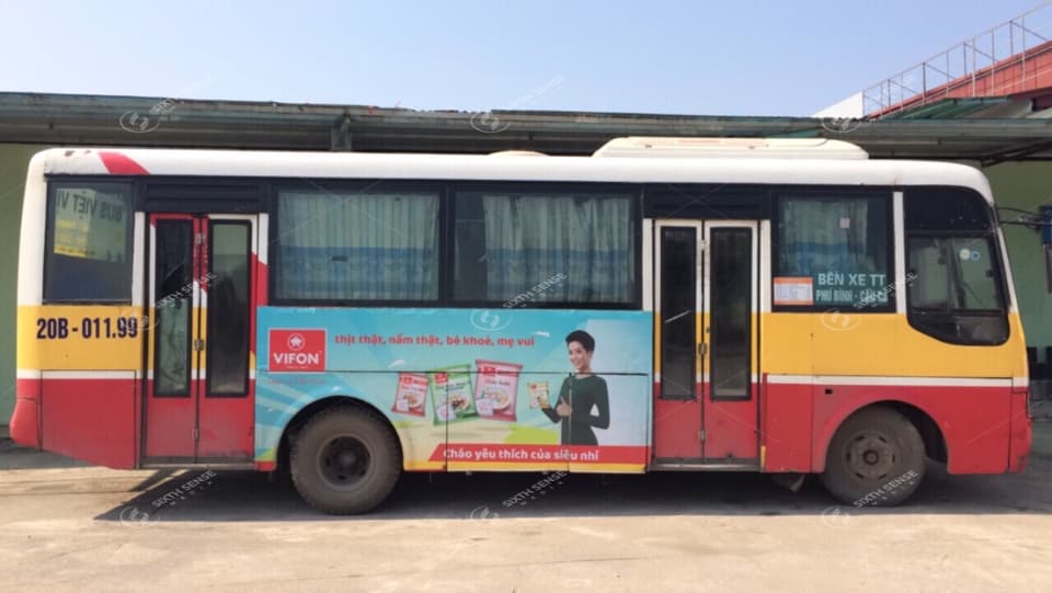 Nâng tầm thương hiệu với quảng cáo trên xe buýt tại Thái Nguyên
